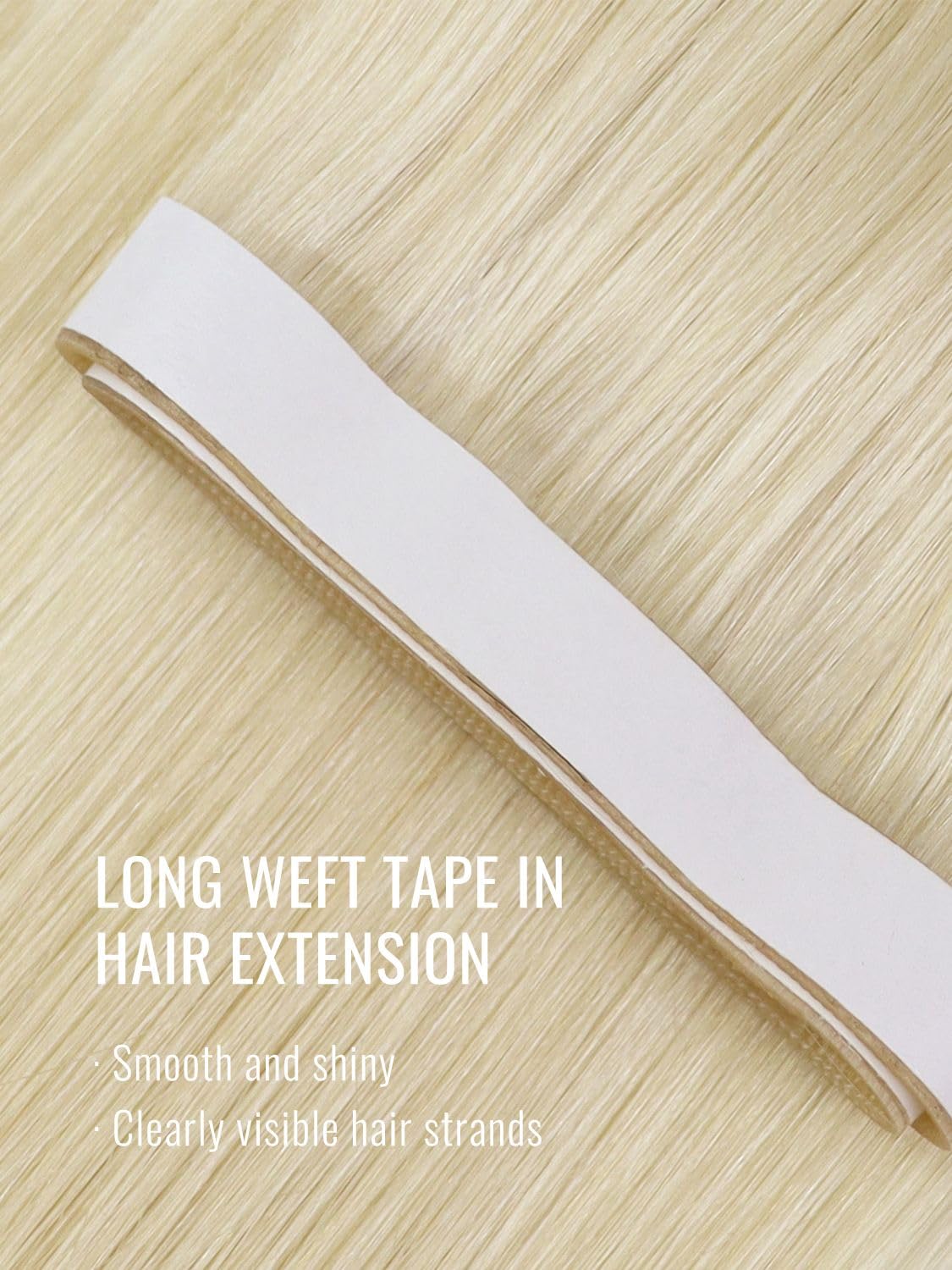 Moresoo Tape in Weft Hair Exte - Invisible Tape In Extensions Real Hair ulasan dan harga