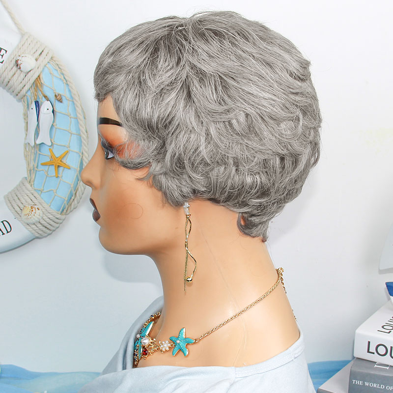 Short Straight Human Hair Wigs - Short Pixie Cut Wig Human Hair Cheap ulasan dan harga