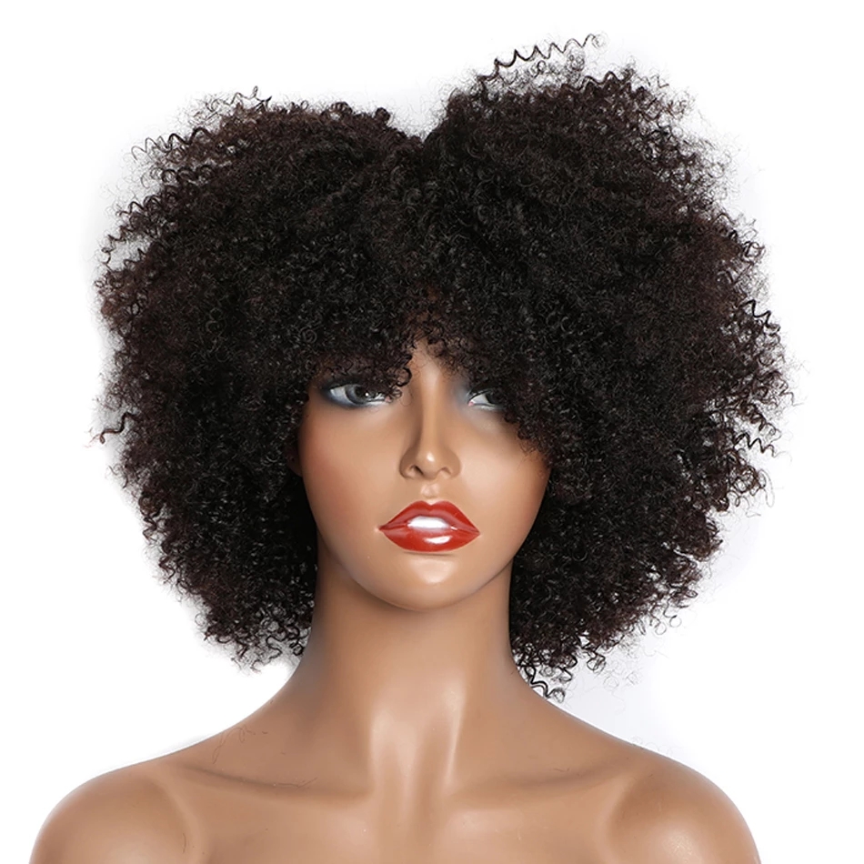 Human Hair Bob Wigs Short Kink - Short Pixie Cut Wig Human Hair Cheap ulasan dan harga