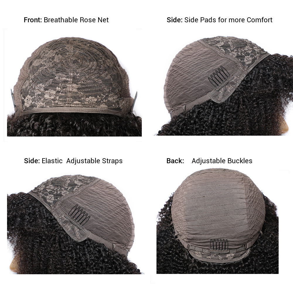 Human Hair Bob Wigs Short Kink - Short Pixie Cut Wig Human Hair Cheap ulasan dan harga