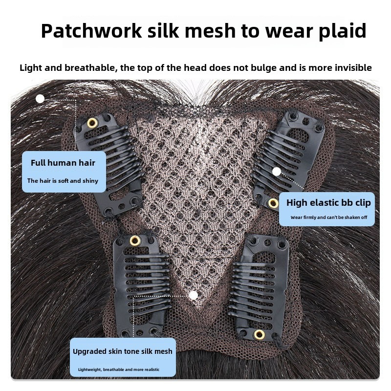 Breathable Top Hair Repair Hum - Seamless Clip In Hair Extensions Human Hair ulasan dan harga