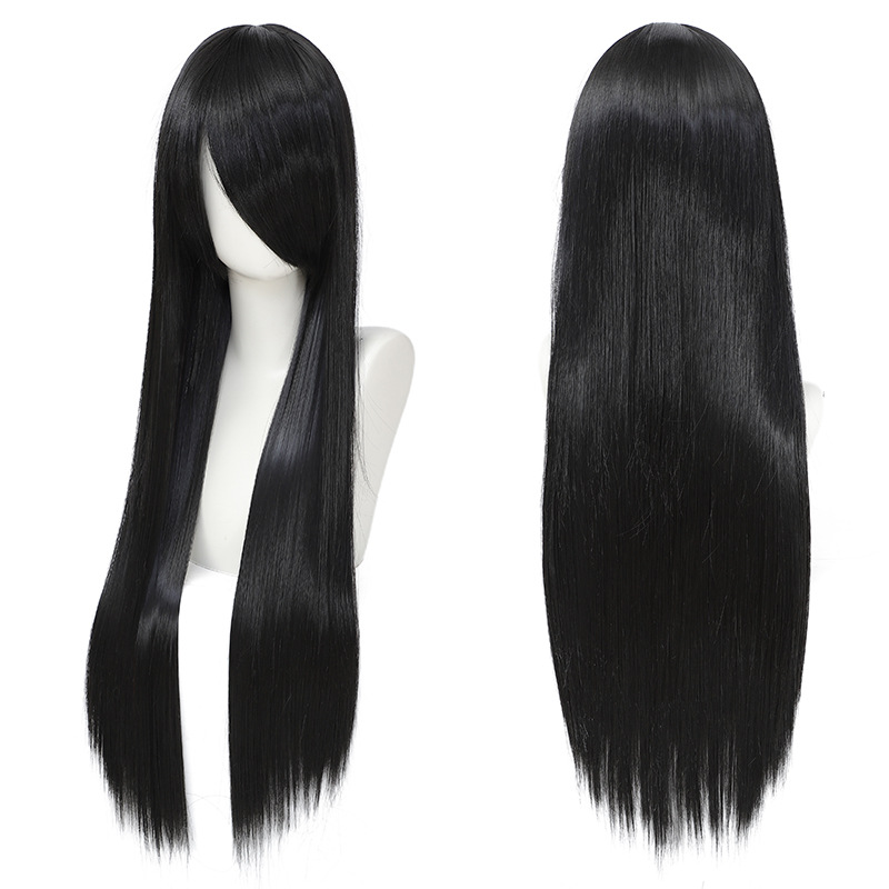 Colorful Long Straight Synthet - Synthetic Braided Wigs For Black Women ulasan dan harga