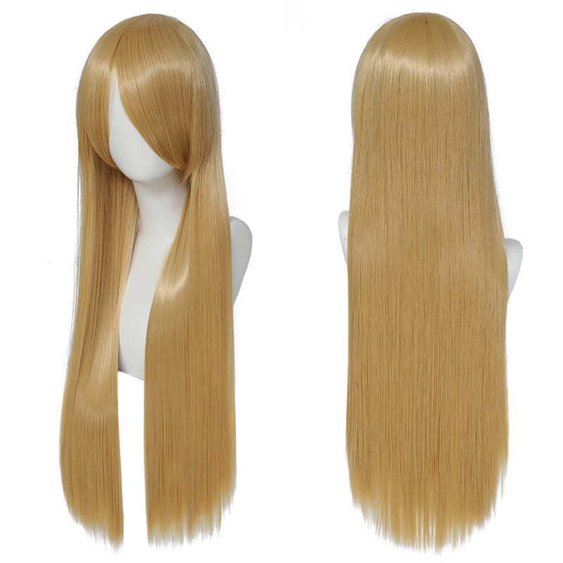 Colorful Long Straight Synthet - Synthetic Braided Wigs For Black Women ulasan dan harga