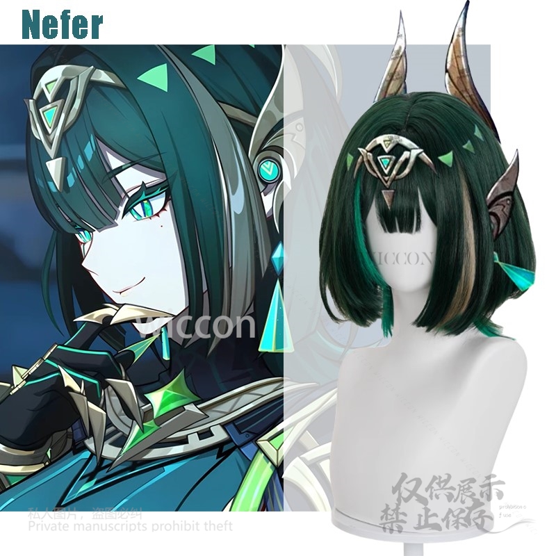 Anime Game Genshin Impact New  - Synthetic Wigs ulasan dan harga