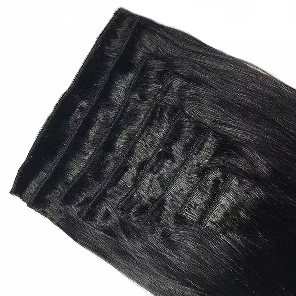 Clip in Hair Extensions Straig - Invisible Tape In Extensions Real Hair ulasan dan harga