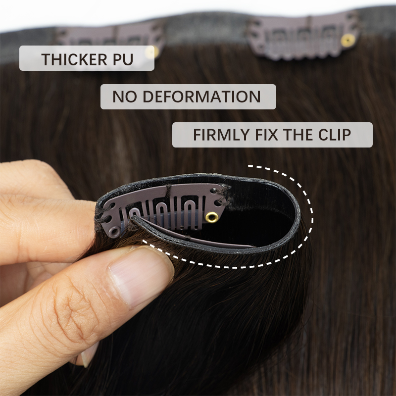 Invisible Thick PU Clip In Hum - Invisible Tape In Extensions Real Hair ulasan dan harga