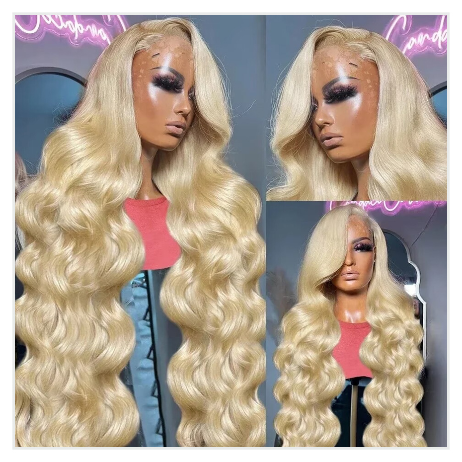 613 Honey Blonde 13x4 Lace Fro - 613 Blonde Body Wave Lace Front Wig ulasan dan harga
