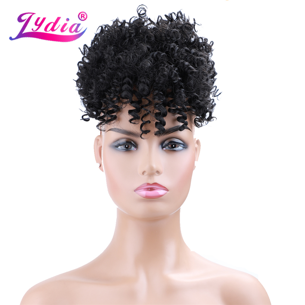 Lydia Drawstring Synthetic Hig - Drawstring Afro Curly Puff Ponytail ulasan dan harga