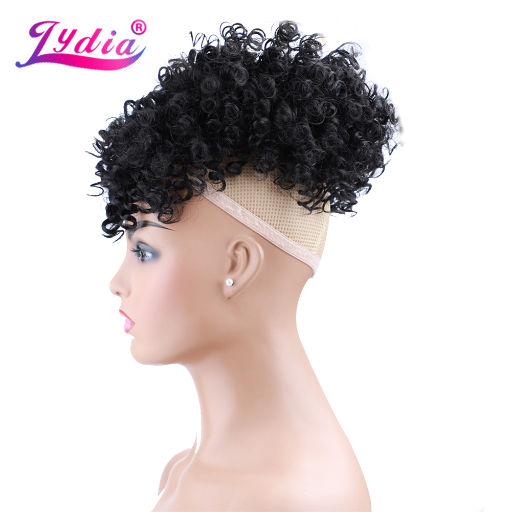 Lydia Drawstring Synthetic Hig - Drawstring Afro Curly Puff Ponytail ulasan dan harga