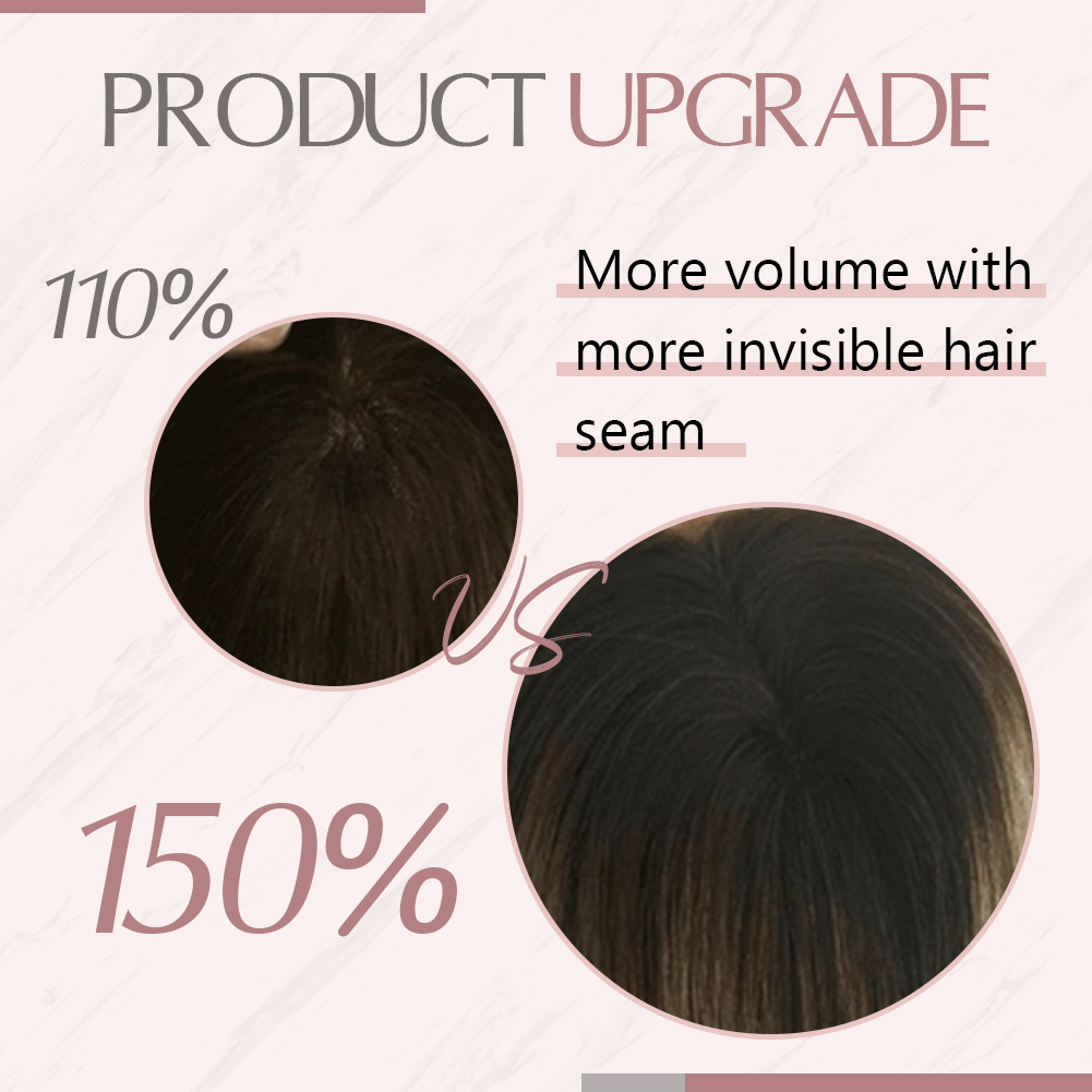 Ugeat Hair Topper Natural Huma - Invisible Tape In Extensions Real Hair ulasan dan harga