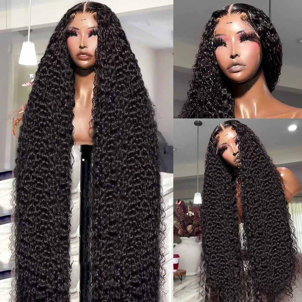 42 Inch Brazilian Virgin Human - Lace Front Wigs ulasan dan harga